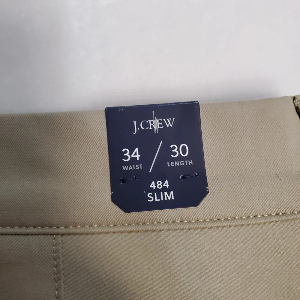 J.‎ Crew Tan Chinos Classic Straight-Leg Pants